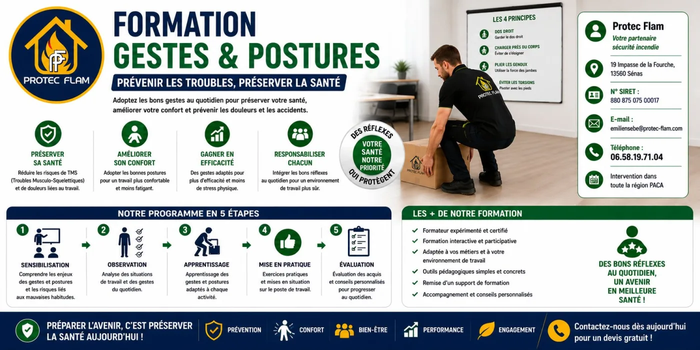 Gestes & postures — Protec Flam