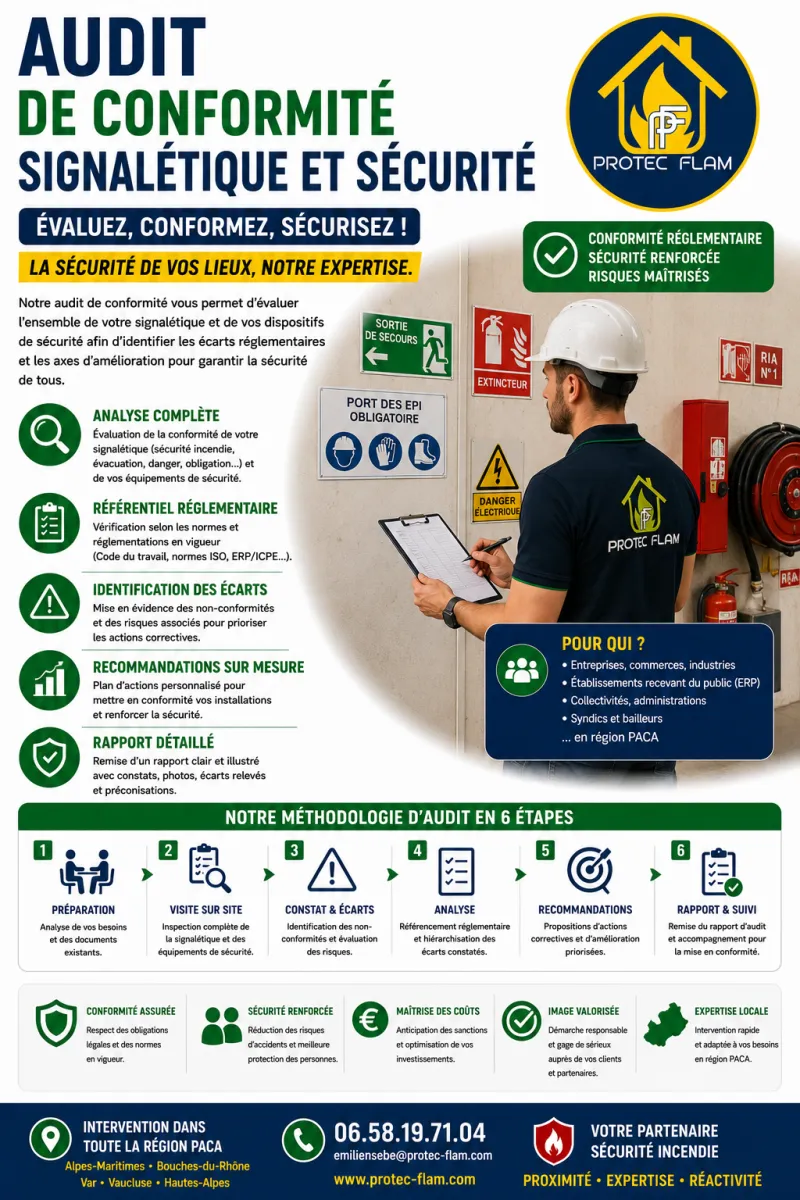 Audit de sécurité incendie — Protec Flam