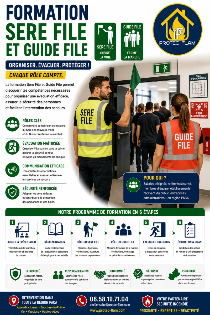 Serre-file / Guide-file — Protec Flam