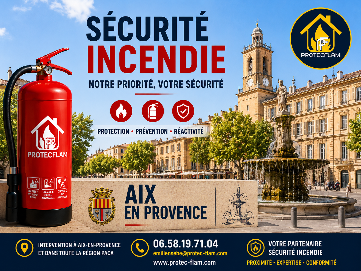 Sécurité incendie Aix-en-Provence
